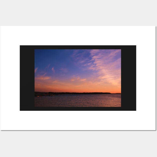 Brownsea Sundown Wall Art by RedHillDigital